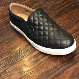 brand new black slip ons
